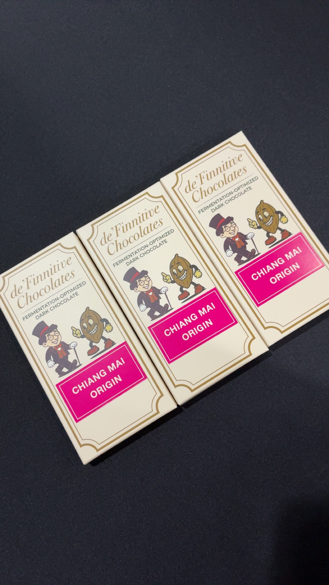 de'Finnitive chocolate bar